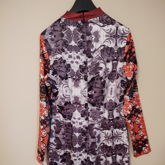 ASOS dress, Red Blue multicolor, size 6 - Picture 4 of 6